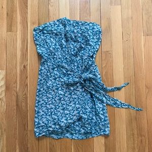 Strapless Wrap Dress/Swim Cover-Up